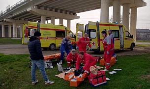 В ноябре Территориальный центр медицины катастроф краевой БСМП провел 5 тактико-специальных тренировок