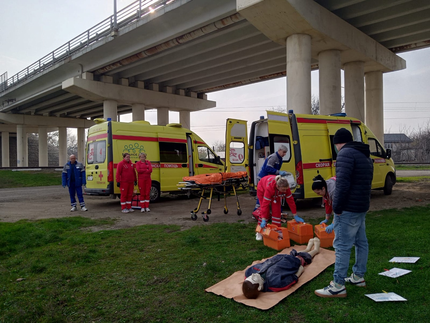 В ноябре Территориальный центр медицины катастроф краевой БСМП провел 5 тактико-специальных тренировок