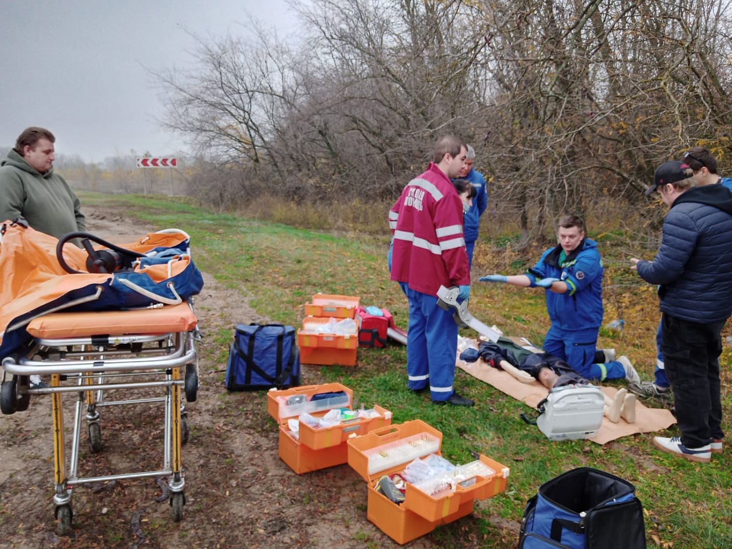 В ноябре Территориальный центр медицины катастроф краевой БСМП провел 5 тактико-специальных тренировок