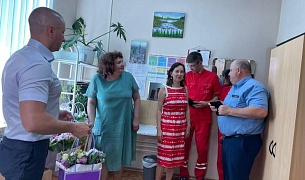 Депутат городской думы города Краснодара Андрей Анашкин поздравил фельдшеров краевой БСМП с предстоящим днем медицинского работника.