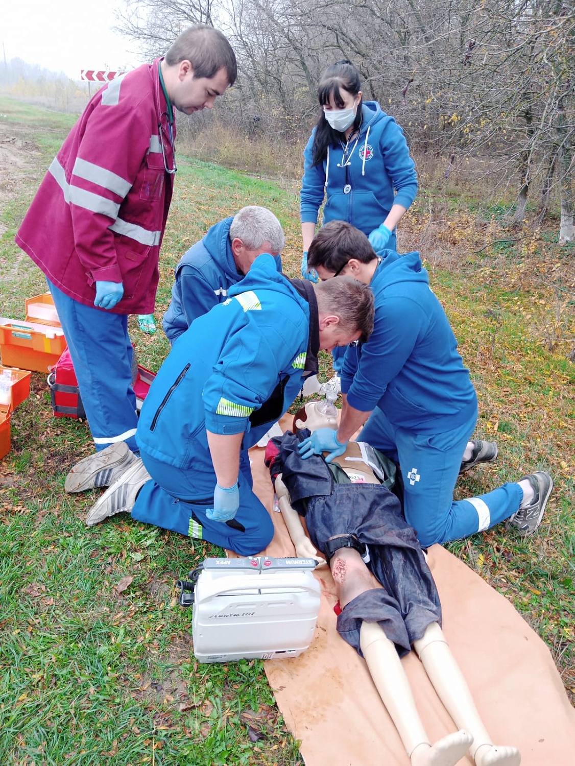 В ноябре Территориальный центр медицины катастроф краевой БСМП провел 5 тактико-специальных тренировок