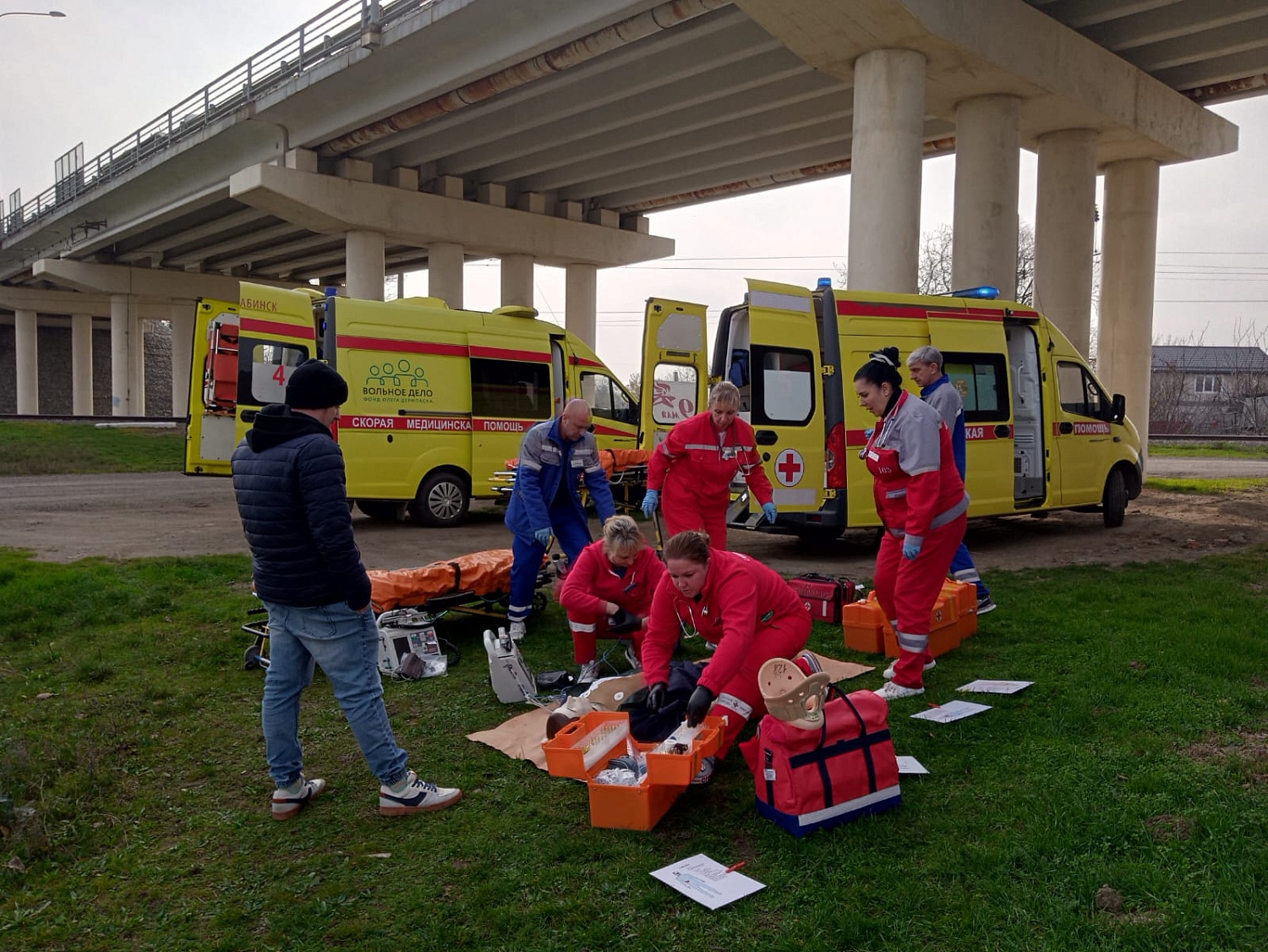 В ноябре Территориальный центр медицины катастроф краевой БСМП провел 5 тактико-специальных тренировок